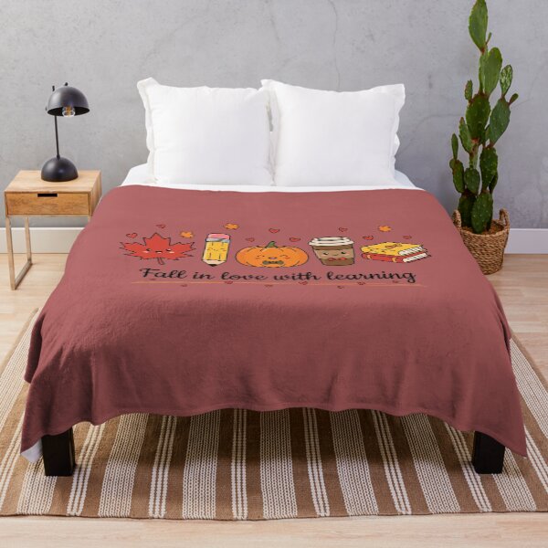 Item preview, Fall in Love With Learning Cute Autumn School Illustration designed and sold by w66aboo.