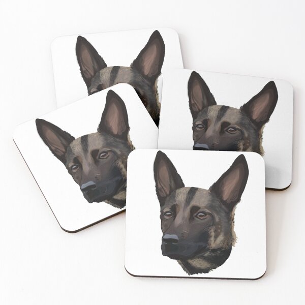 Item preview, Belgian Malinois – Realistic Dog Portrait designed and sold by FlickerMind.