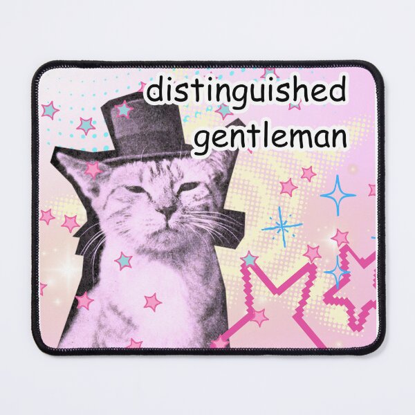 Item preview, Webcore Cat Distinguished Gentleman  designed and sold by smelly thoughts club.