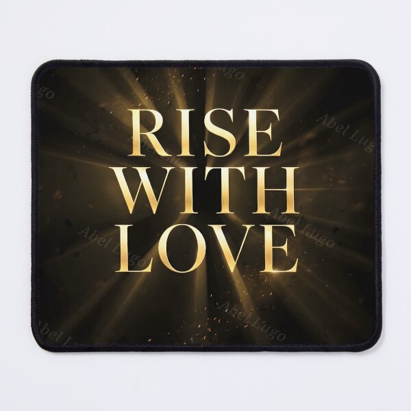Item preview, Rise With Love Levantate Con Amor Black Gold Hoodie | Lugo Sunset Visions designed and sold by Lugo Sunset Visions.