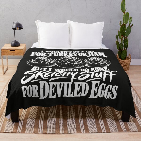 Item preview, Deviled Eggs Thanksgiving Funny Saying - Vintage Cookbook Sketchy Stuff Food Humor designed and sold by AmiGraph.