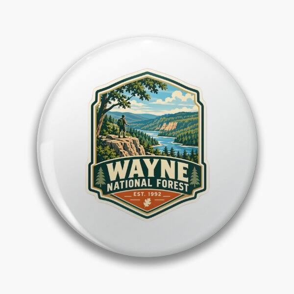 Item preview, Wayne National Forest Est. 1992 Hiker Outdoor Explorer designed and sold by ManilStuck237.