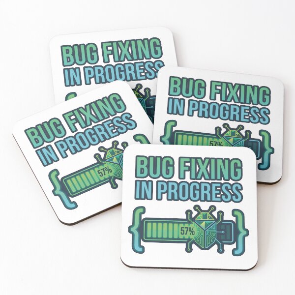 Item preview, Bug Fixing In Progress Funny Developer Humor Tee designed and sold by Ixnor.