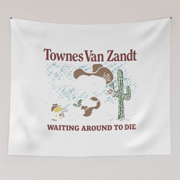 Item preview, Townes Van Zandt - Snoopy - Waiting Around To Die designed and sold by JamesBomDavis.