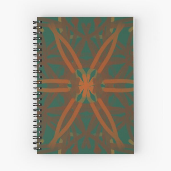 Item preview, 70s Retro Groovy Pattern-Psychedelic Orange and Teal Symmetrical Art designed and sold by OurBrightlife.
