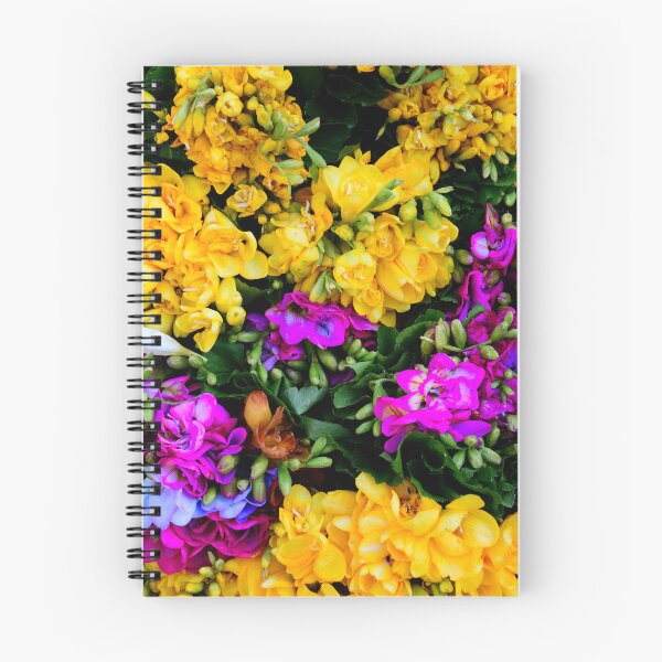 Item preview, Vibrant Yellow and Magenta Flowers – Colorful Floral Photography designed and sold by onubi.