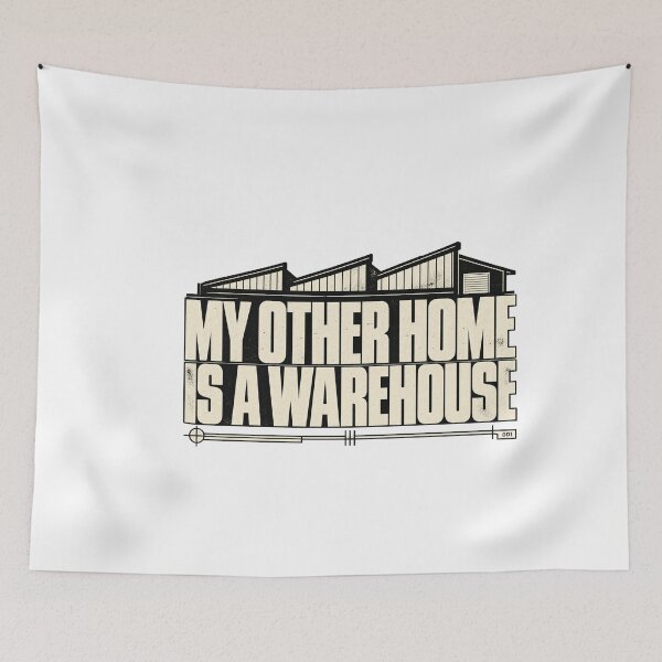 Item preview, My Other Home Is a Warehouse designed and sold by granitvit.