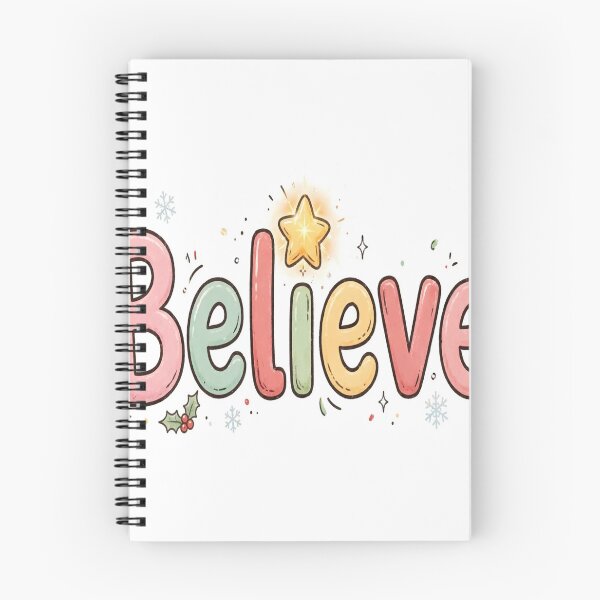 Item preview, Believe Christmas Shirt | Christmas Star Holiday Faith Tee designed and sold by Inkandoccasion.
