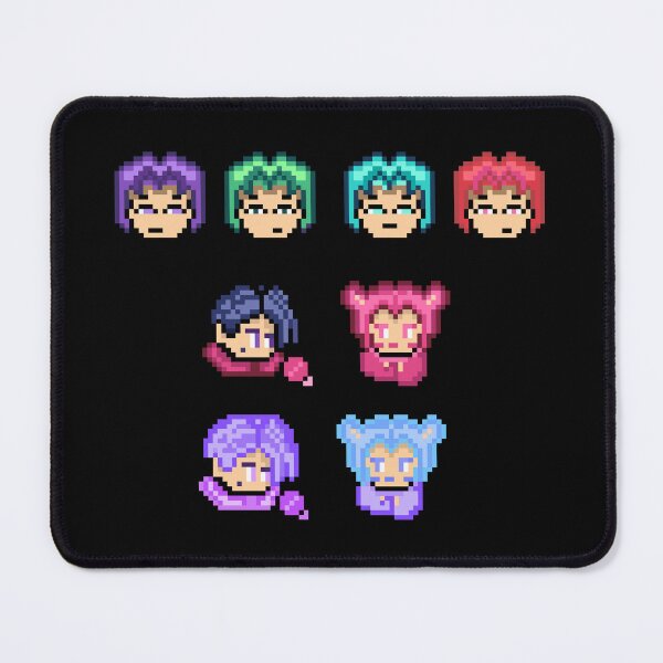 Item preview, K-Pop Idol Boy Band Pixel Art - Kawaii Pop Crew designed and sold by RetroRlx.