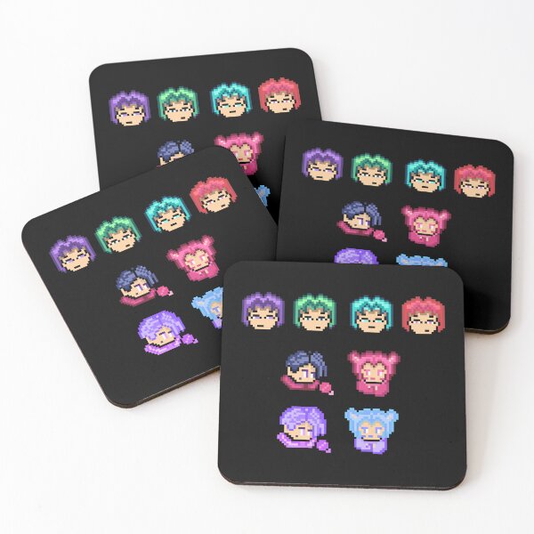 Item preview, K-Pop Idol Boy Band Pixel Art - Kawaii Pop Crew designed and sold by RetroRlx.