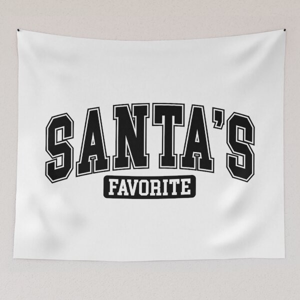 Item preview, Santa's Favorite Christmas Team black Design designed and sold by EmeraldeaArt.