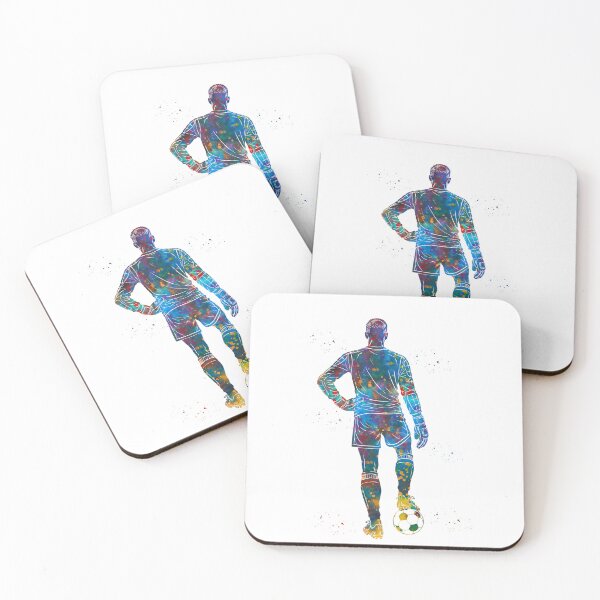 Item preview, Male Soccer Goalkeeper Watercolor Art designed and sold by Liededrom..