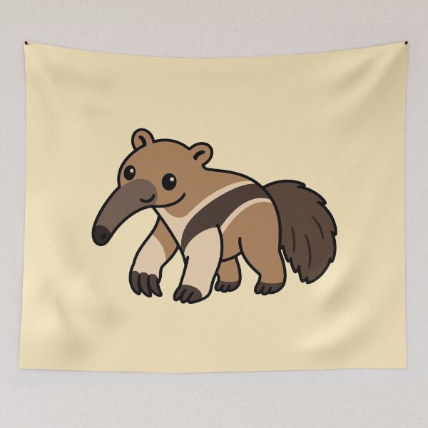 Item preview, Cute Cartoon Anteater designed and sold by WildlifeDoodle.