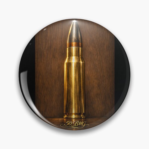 Item preview, .50 BMG Ammo Art - The King of Rifle Cartridges - Gun Room Decor designed and sold by Americus Maximus Studios.