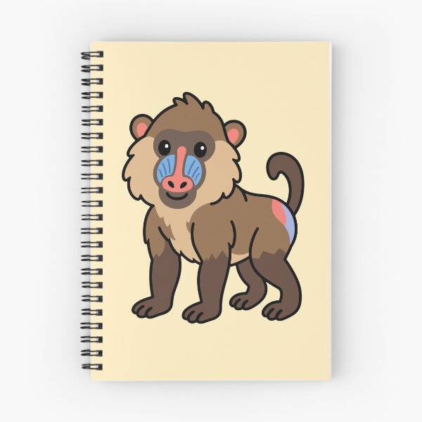 Item preview, Cute Cartoon Baboon designed and sold by WildlifeDoodle.
