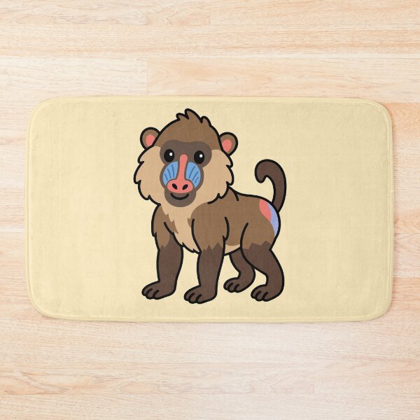 Item preview, Cute Cartoon Baboon designed and sold by WildlifeDoodle.