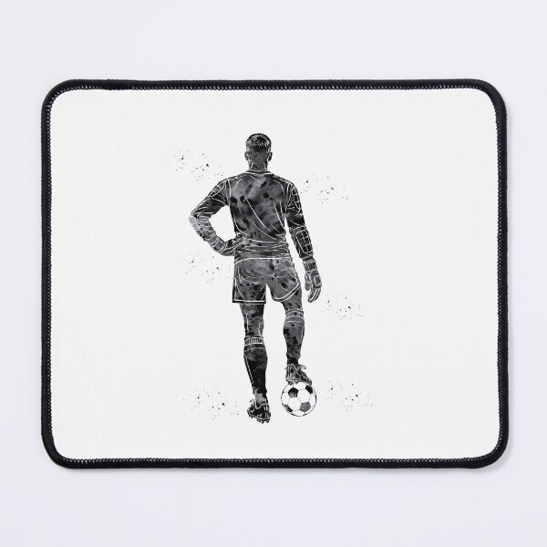 Item preview, Male Soccer Goalkeeper Watercolor Art designed and sold by Liededrom..