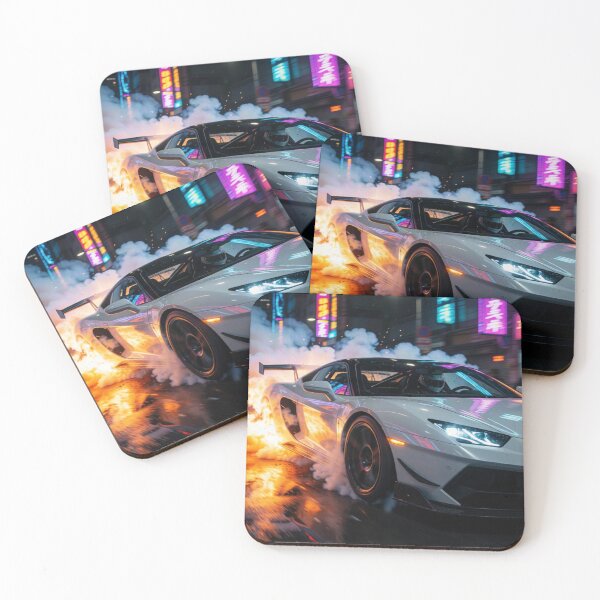 Item preview, Tactical Ejection: White Cyberpunk Sports Car designed and sold by JMAVILA ART.