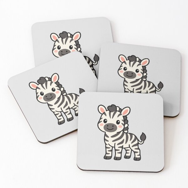 Item preview, Cute Cartoon Zebra designed and sold by WildlifeDoodle.