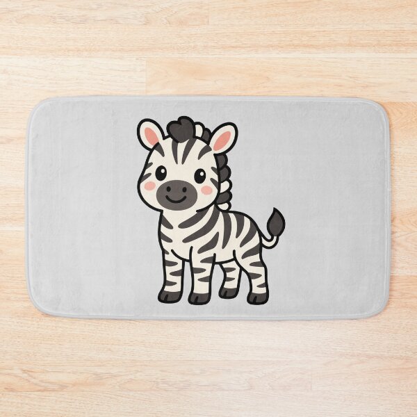 Item preview, Cute Cartoon Zebra designed and sold by WildlifeDoodle.
