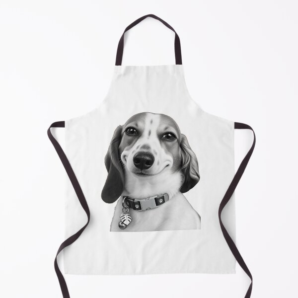 Item preview, sly smiling dog meme | Black and White Smiling Puppy designed and sold by FlatInkStudio.