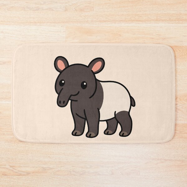 Item preview, Cute Cartoon Tapir designed and sold by WildlifeDoodle.