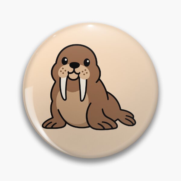 Item preview, Cute Cartoon Walrus designed and sold by WildlifeDoodle.