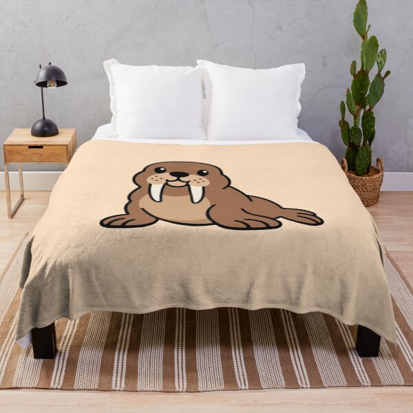 Item preview, Cute Cartoon Walrus designed and sold by WildlifeDoodle.