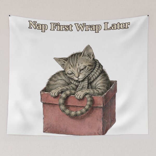 Item preview, Sleepy Kitten Gift Box Nap First designed and sold by Faelottie.