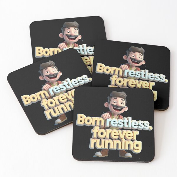 Item preview, Born restless, forever running designed and sold by Stefrait-7.