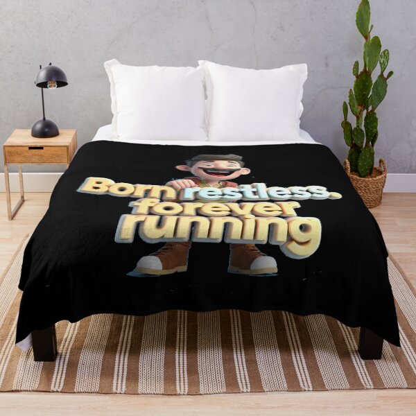 Item preview, Born restless, forever running designed and sold by Stefrait-7.