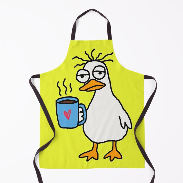 Item preview, Sleepy Duck Coffee Doodle designed and sold by CalineczkaStudio.