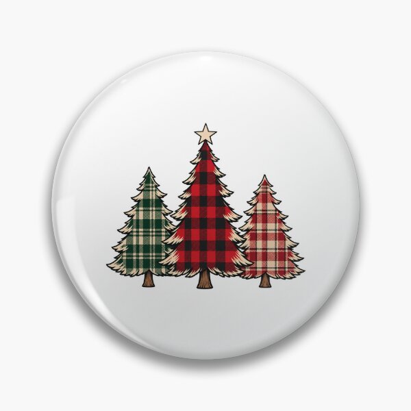 Item preview, Buffalo Plaid Christmas Trees designed and sold by AMICO77.