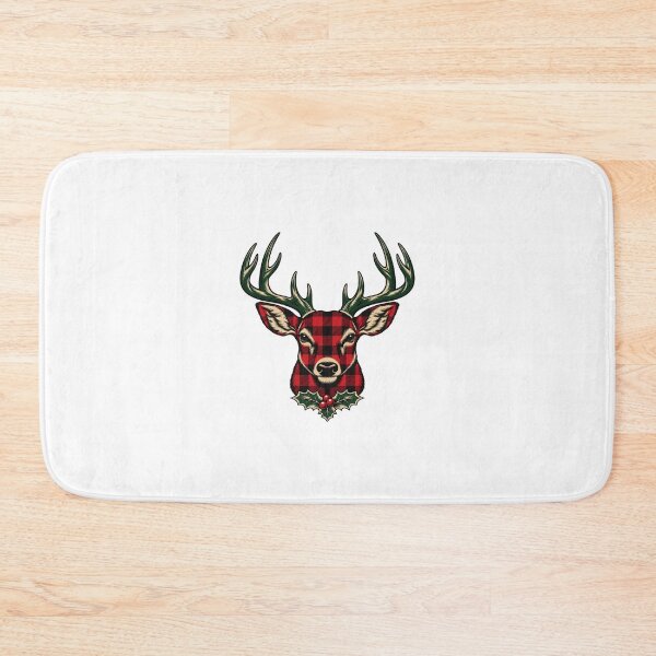 Item preview, Plaid Deer with Holly designed and sold by AMICO77.