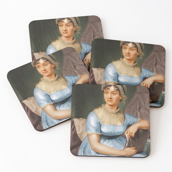 Item preview, Portrait of the English author Jane Austen designed and sold by stevepaint.