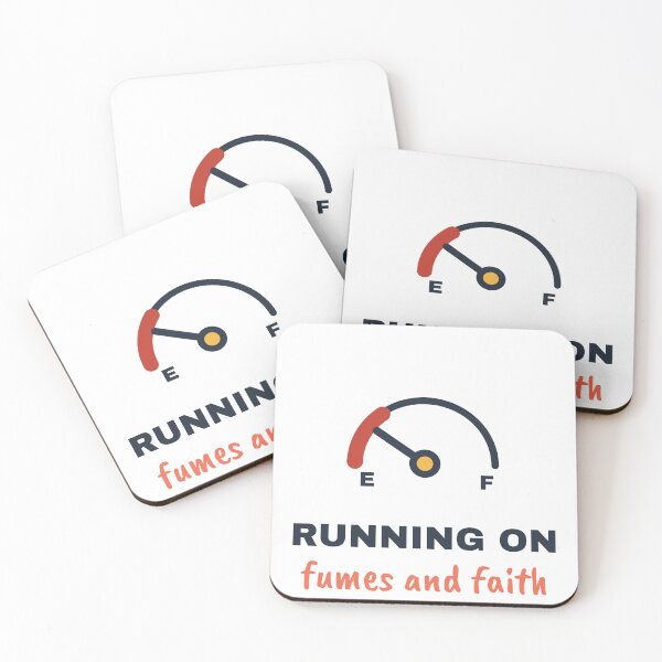 Item preview, Running on Fumes and Faith designed and sold by OnyxPrintsCo.