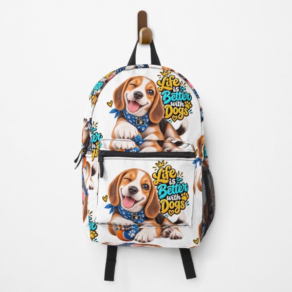 Item preview, Life Is Better With Dogs – dog meme designed and sold by FlatInkStudio.
