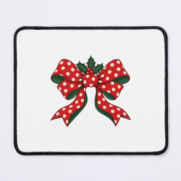 Item preview, Red Polka Dot Christmas Bow designed and sold by AMICO77.