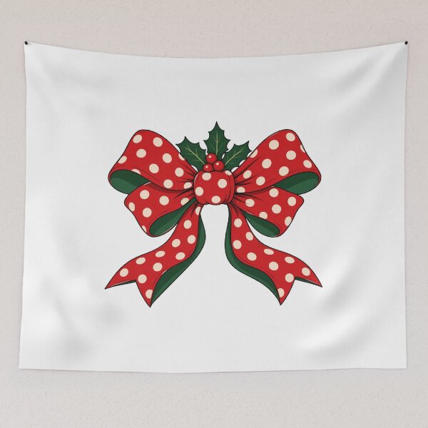 Item preview, Red Polka Dot Christmas Bow designed and sold by AMICO77.