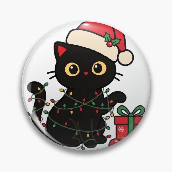 Item preview, Cute Kitten Opening Christmas Gifts designed and sold by DariaDoodleArt.