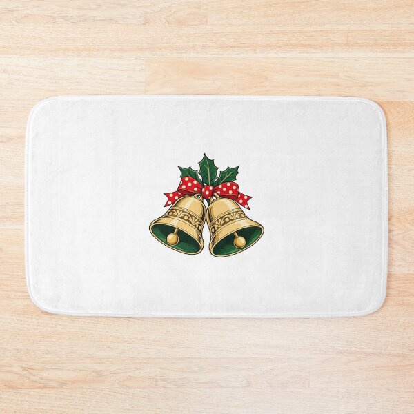 Item preview, Christmas Bells with Red Polka Dot Ribbon designed and sold by AMICO77.