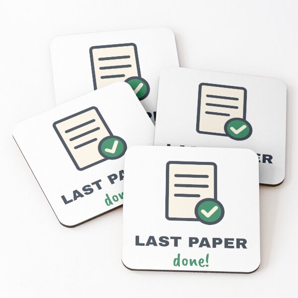 Item preview, Last Paper Done! designed and sold by OnyxPrintsCo.