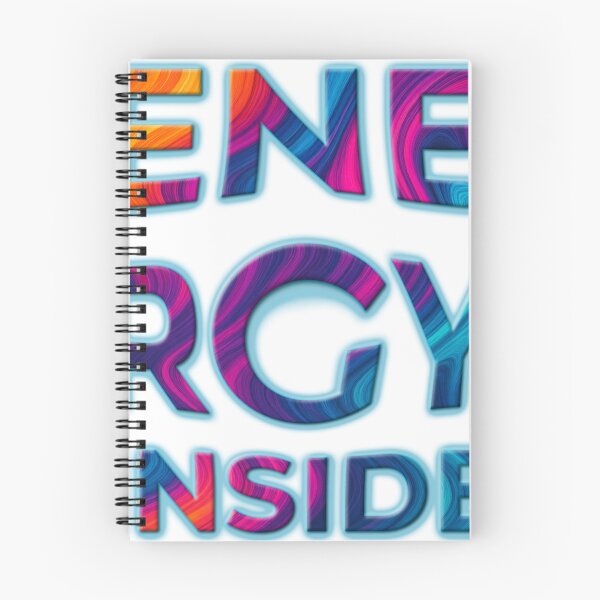 Item preview, Energy Inside Colorful Typography Art designed and sold by CreationsbyGio.