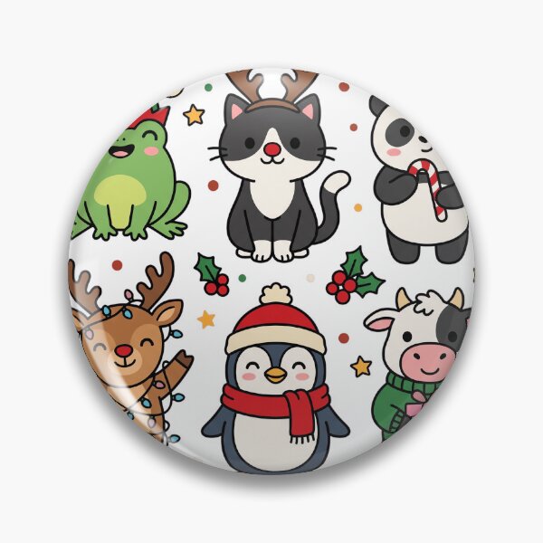 Item preview, Kawaii Christmas Animal Crew Outfits designed and sold by DariaDoodleArt.