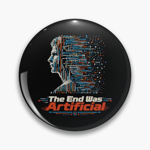 Item preview, The End Was Artificial – AI Digital Art designed and sold by digijob.