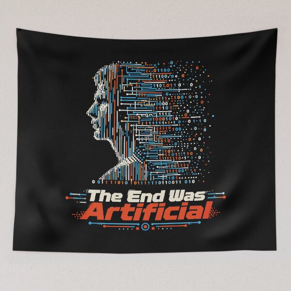Item preview, The End Was Artificial – AI Digital Art designed and sold by digijob.