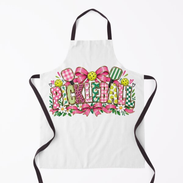 Item preview, Pastel Floral Pickleball with Pink Bows and Patterned Letters designed and sold by Winarrts.