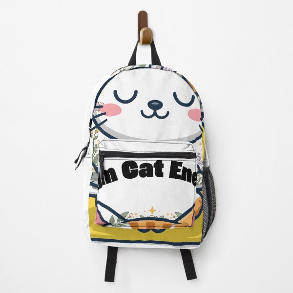 Item preview, Meditating Cat on Yoga Mat  designed and sold by unadeara.