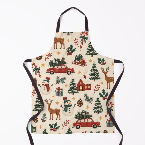 Item preview, Cozy Christmas Woodland Village Pattern designed and sold by Glottopia.