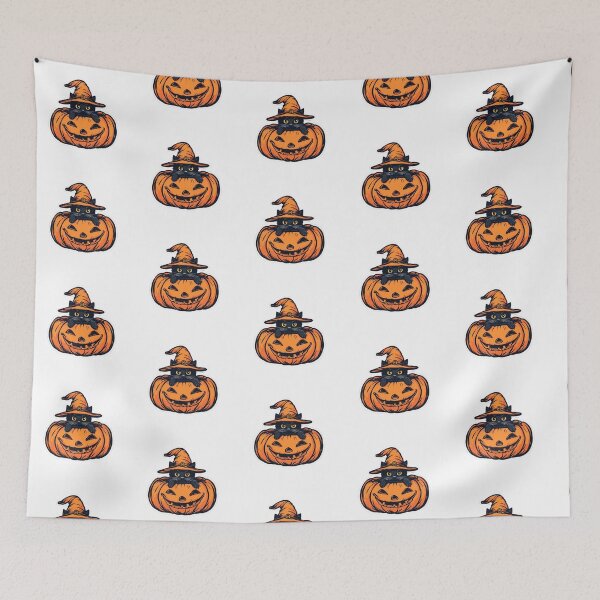 Item preview, Angry cat with smiling pumpkin designed and sold by AWADHESH  CHAURASIA.